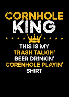 Cornhole king trash talkin