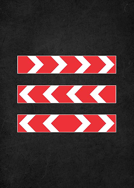 road sign warning caution