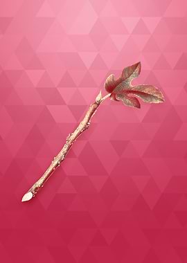 Gold Fig on Viva Magenta