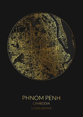 Phnom Penh Black Gold Map