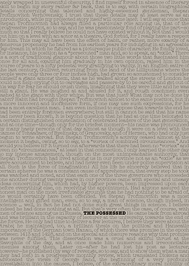 The Possessed Book Text