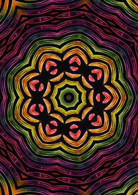 Abstract Colorful 3D Neon5