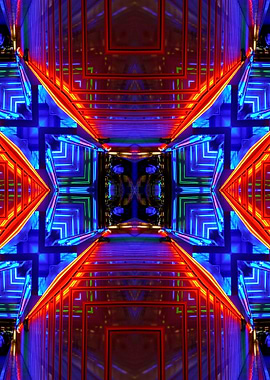 Abstract Colorful 3D Neon6