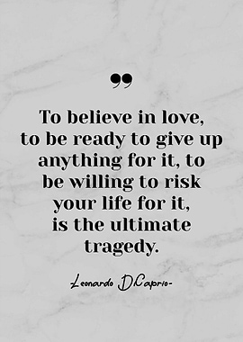 Leonardo Dicaprio Quotes