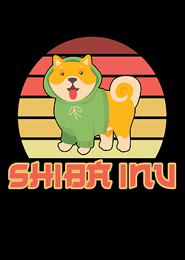 Shiba Inu Retro Dog Owner