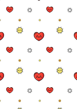 LOVE HEART PATTERN