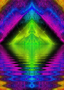 Abstract Colorful 3D Neon8