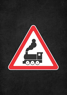 road sign warning caution