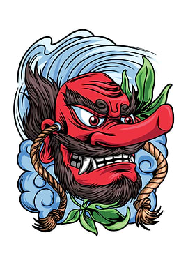 Tengu Japanese Doll