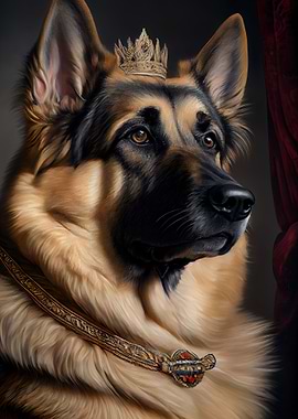 German Shepherd Portrait