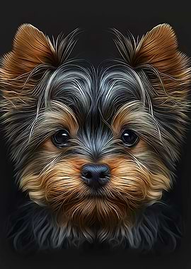 Yorkshire terrier portrait