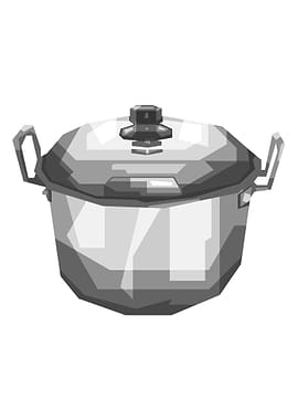 Grayscale Pan Chocking Art