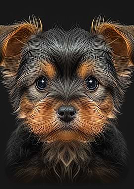 Yorkshire terrier portrait