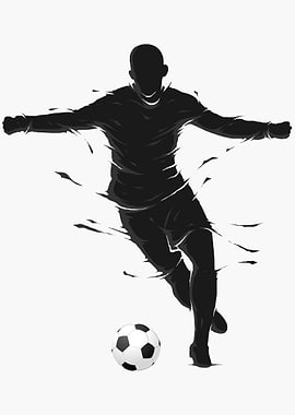 posing dark silhouette