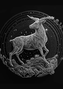 Capricornus Zodiac Art