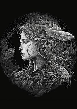 Pices Zodiac Art