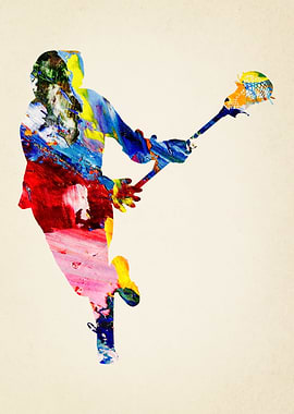 lacrosse Watercolor