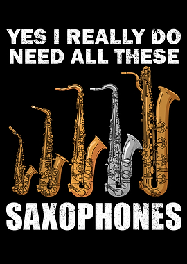 Saxophonist Gift Men Jazz