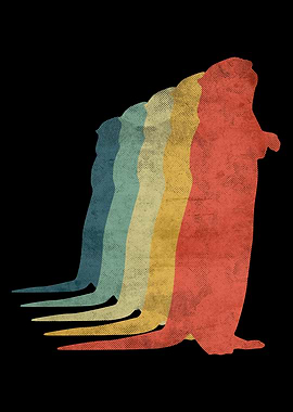 Otter Retro Vintage Color