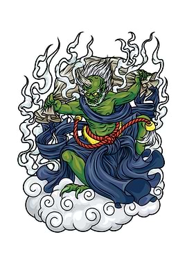 Fujin Japanese Mythology