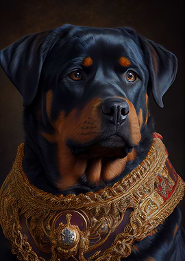 Rottweiler Portrait Royal