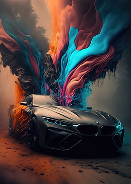 BMW futuristic art