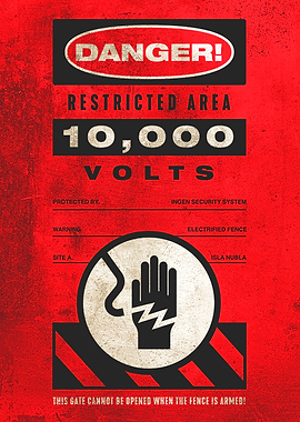 Danger 10,000 Volts