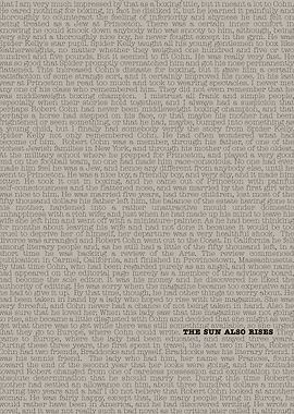 The Sun Also Rises Text