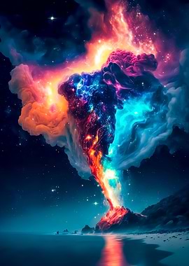Beautiful eruption