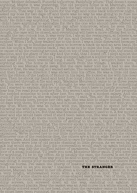 The Stranger Book Text