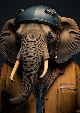 Biker Elephant