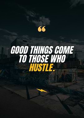 Hustle Motivational Quote