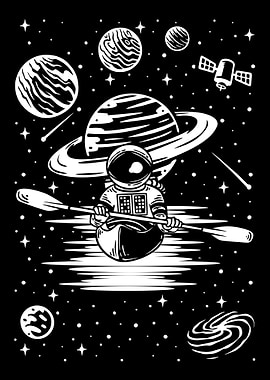 Kayaking Astronaut