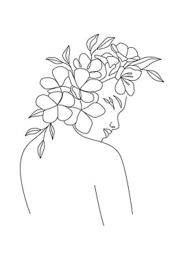 Flower headdress