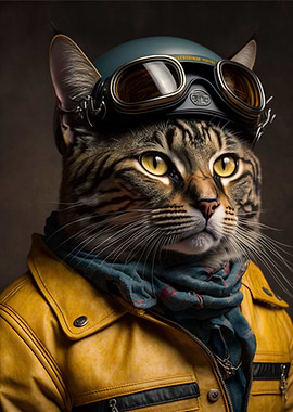 Biker Cat