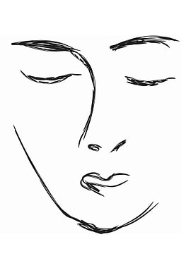 One Line Art Woman