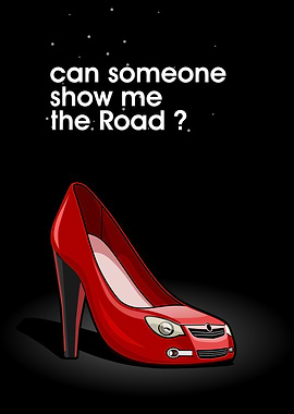 Car shoes illustration