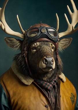 Biker Moose