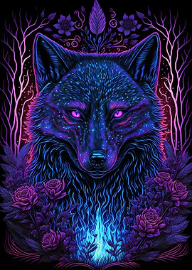 Black Light Wolf