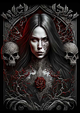 Mysterious Gothic Girl