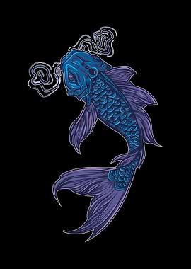 Koi fish Art