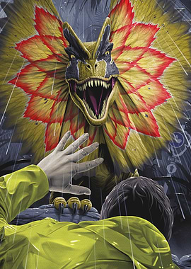 Dilophosaurus Attack!