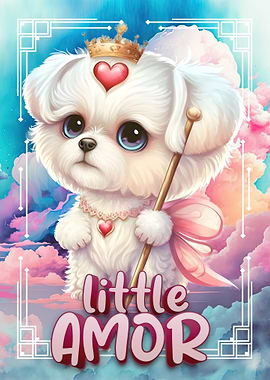 Cuddly Love Angel Dog