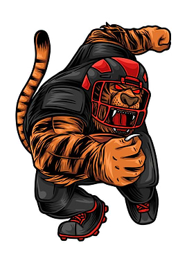 Tiger American Football