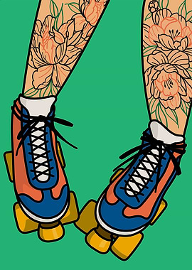 Roll on Retro Skates