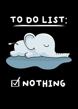 To Do List Elephant