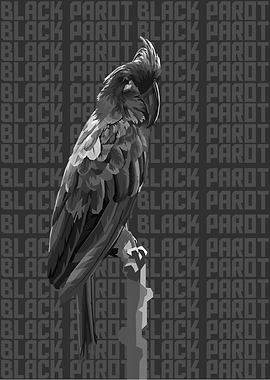 Black parot greysc version