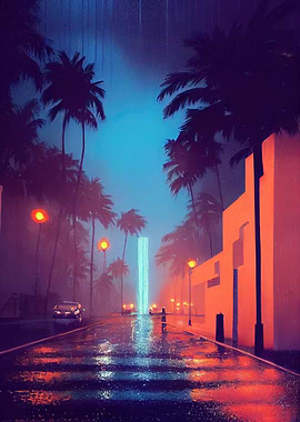 Hot miami vice setting