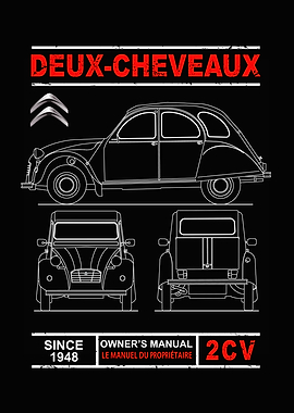 Blueprint of the 2CV