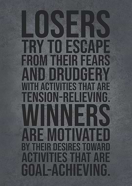 Loser vs Winner Activities